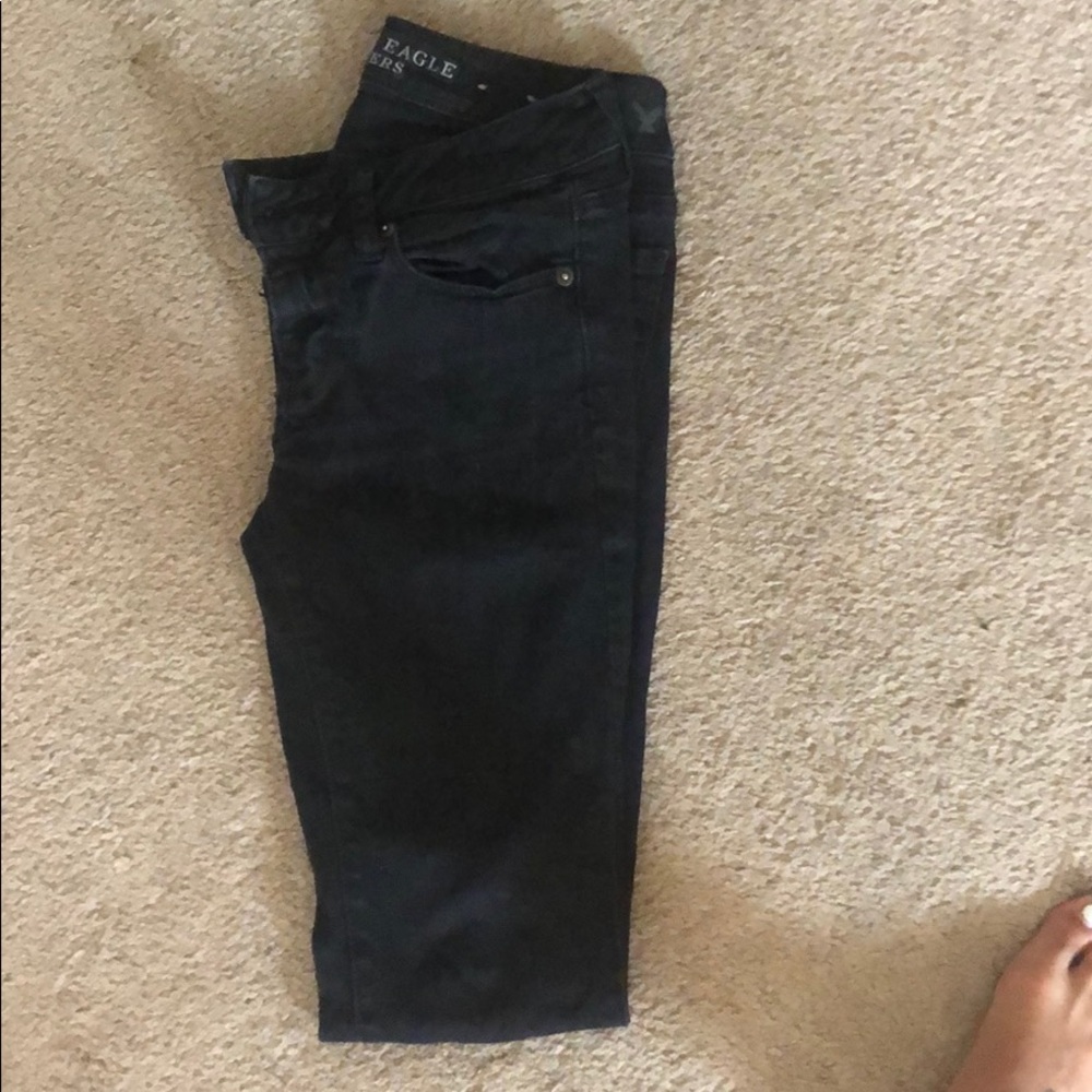 AE Skinny black jeans